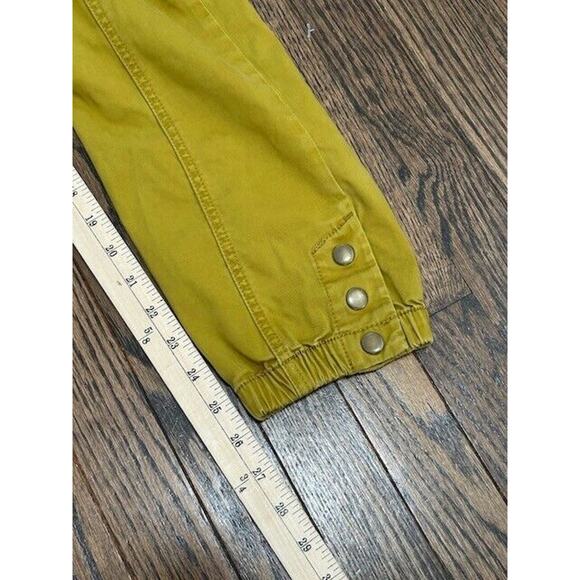 Cabi The Tracker Pants Joggers High Rise Pockets Casual Business Marigold Size 4 - Picture 3 of 9